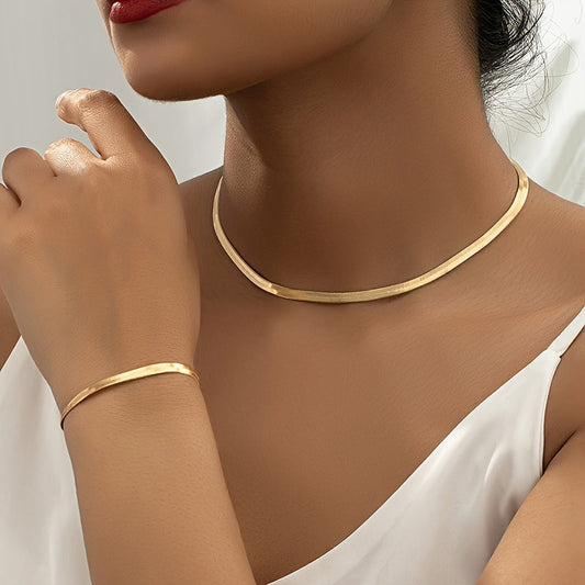 Chiara | Set Collana Catena Serpente Vintage