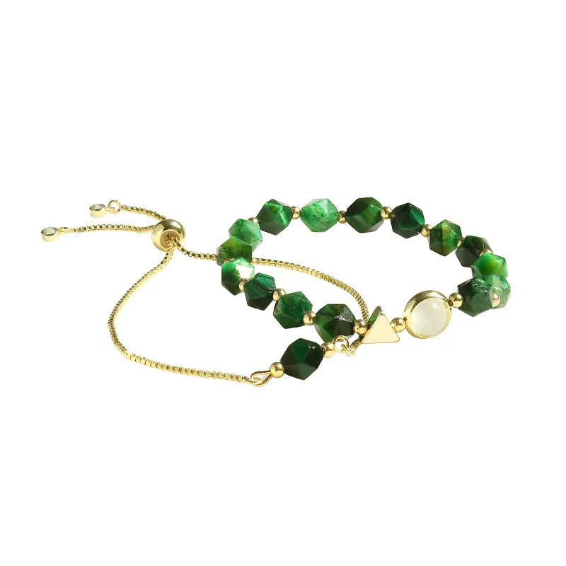 Paola | Set Bracciali Eleganti Pietre Verdi
