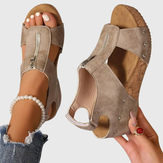 Ornella | Sandali Comfort con Zip