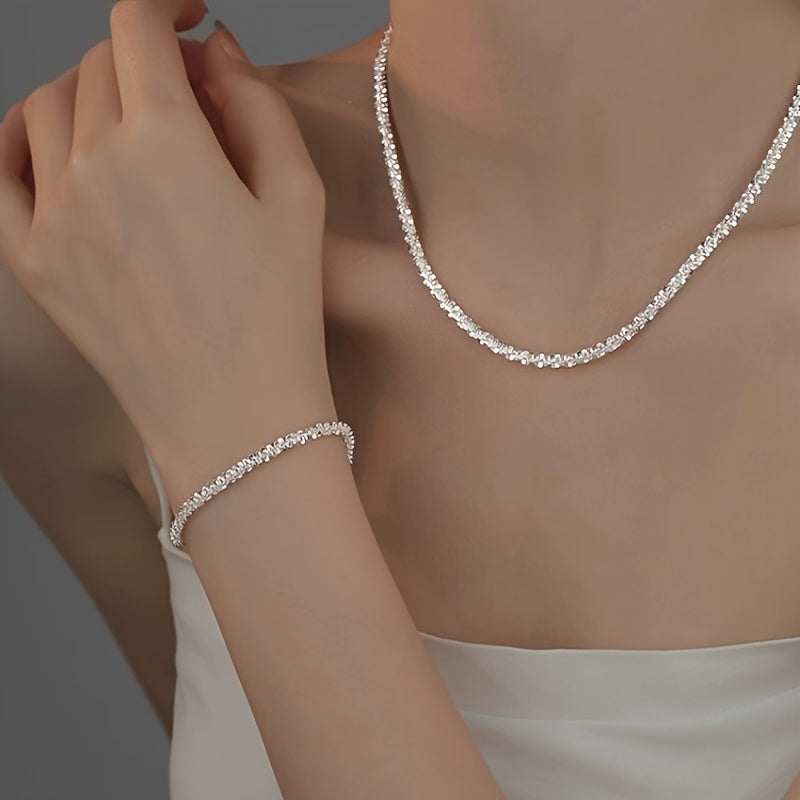 Martina | Set Collana e Bracciale Scintillanti