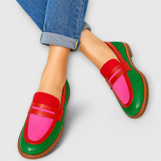 Martina | Mocassini Casual Bicolore