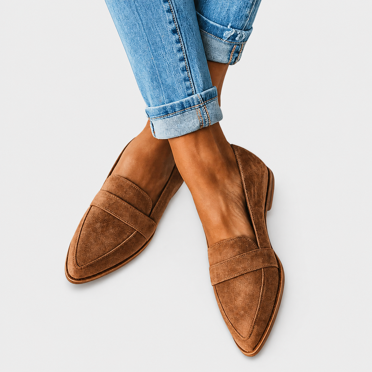 Ginevra | Pantofole Comfort in Camoscio