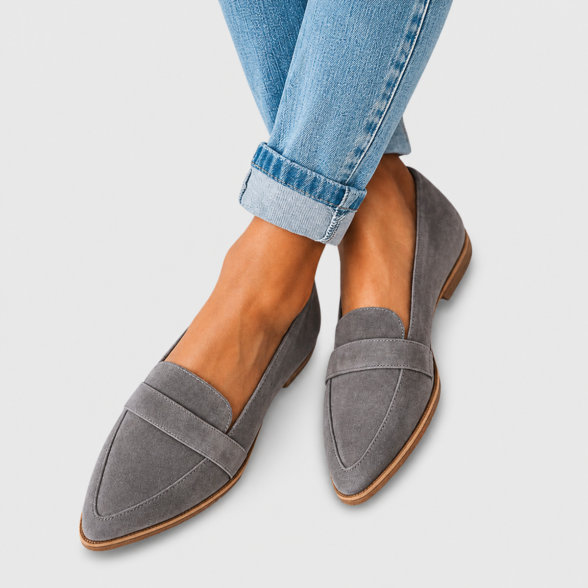 Ginevra | Pantofole Comfort in Camoscio