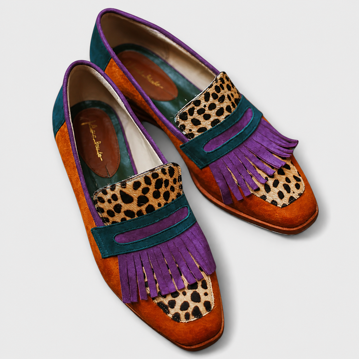 Faustine™ | Mocassin Marron Léopard