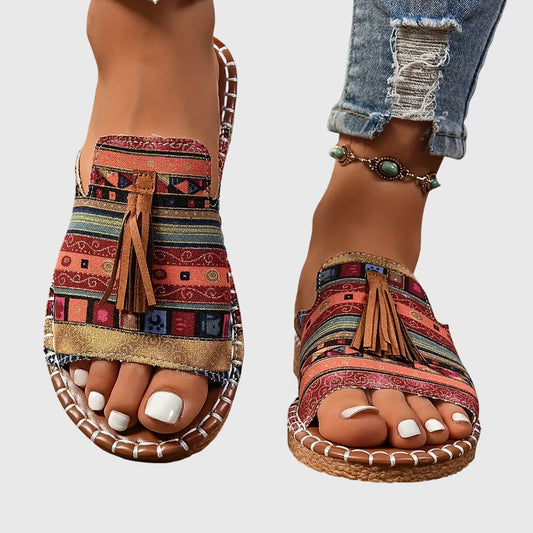 Sofia | Sandali Boho con Pompon