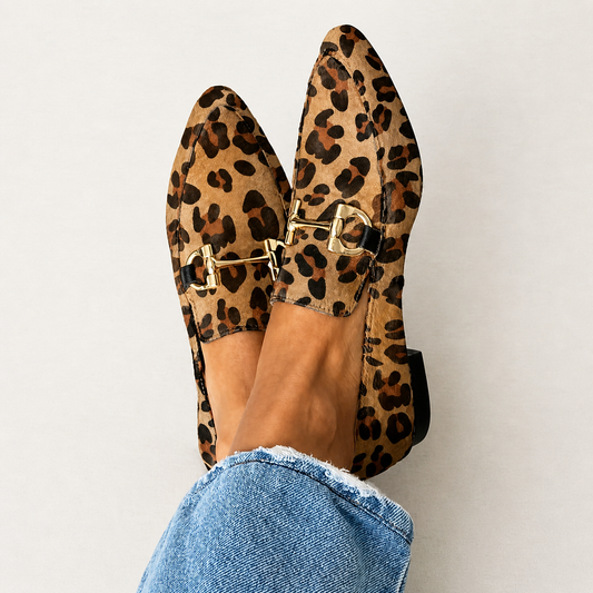 Flavia | Mocassini Eleganti Leopardati