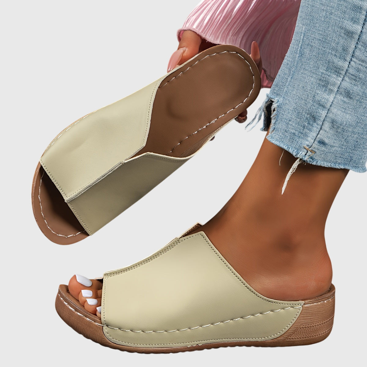 Viola | Sandali Slip-On con Platform