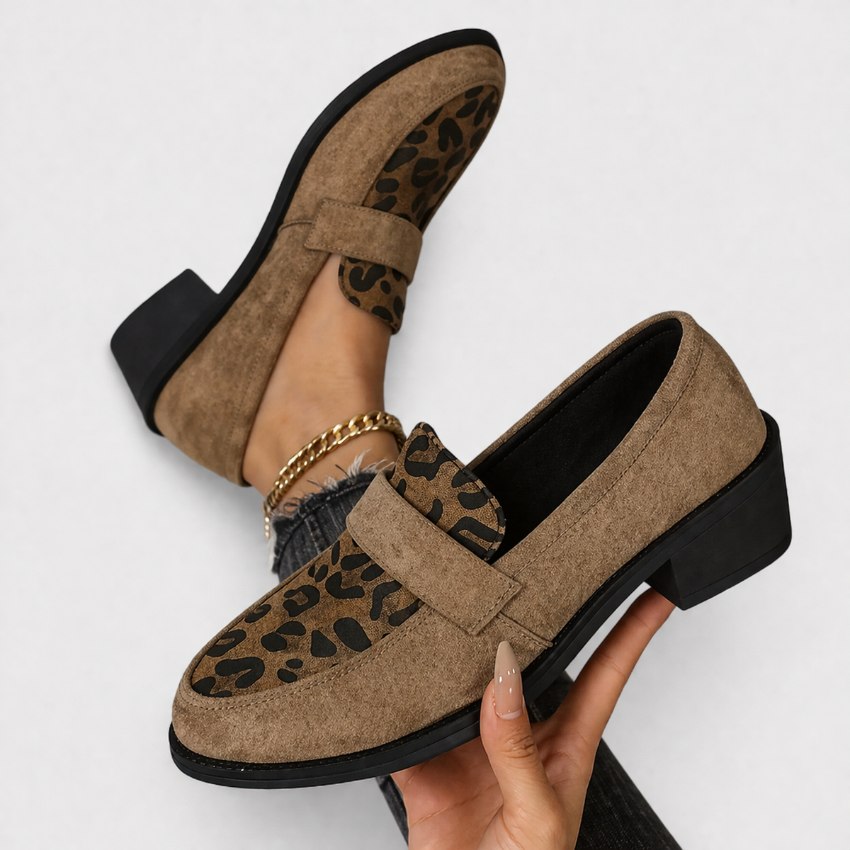 Iolanda | Mules Comfort Leopardate