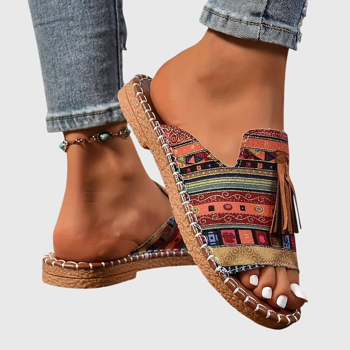 Sofia | Sandali Boho con Pompon