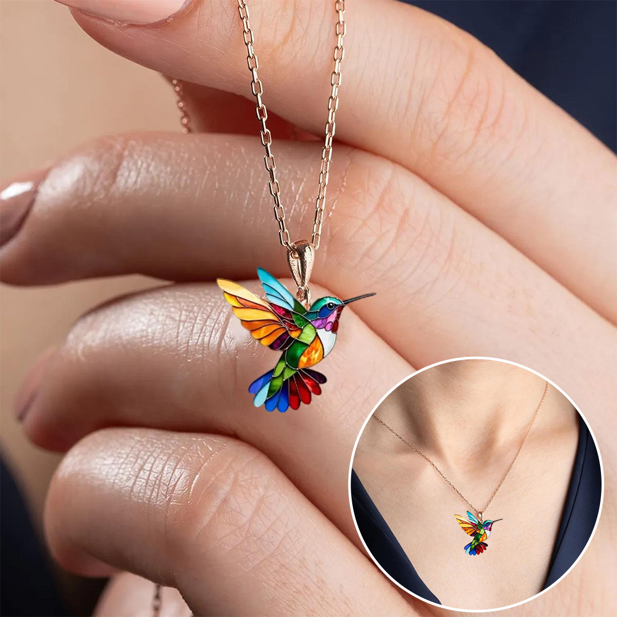 Éloïse™ | Magnifique Collier Colibri