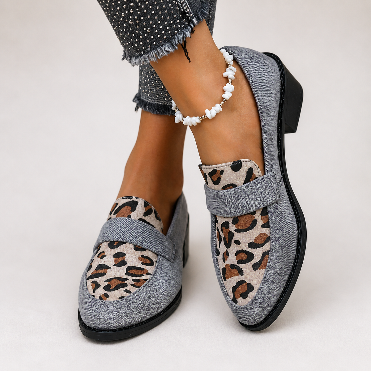 Iolanda | Mules Comfort Leopardate