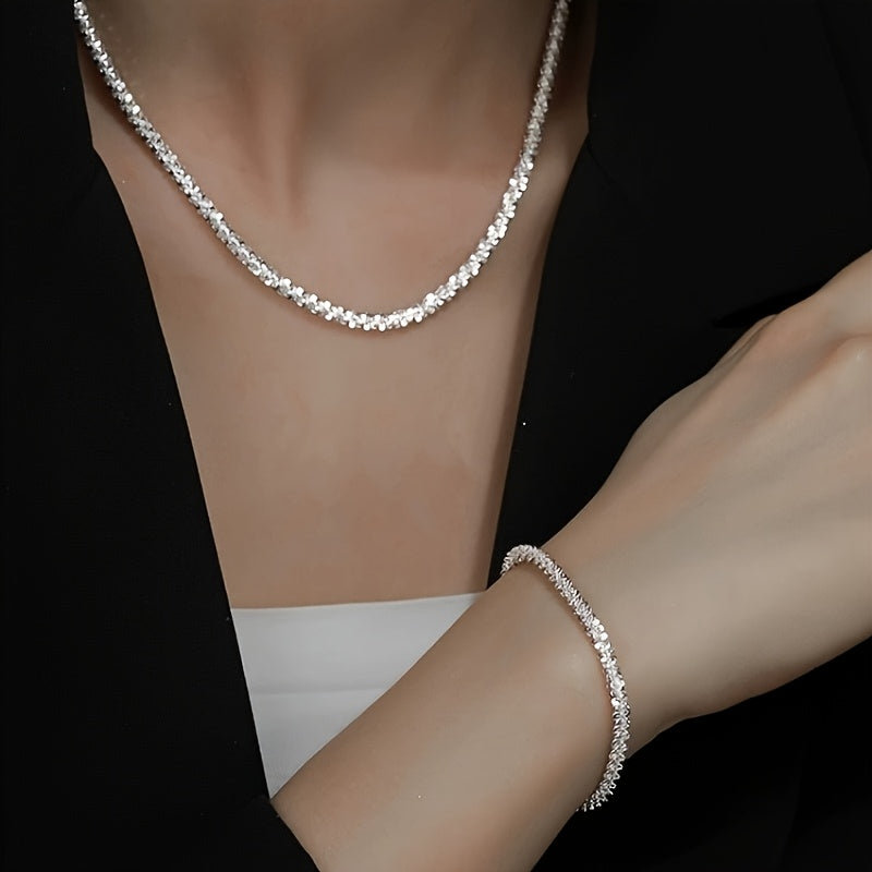 Martina | Set Collana e Bracciale Scintillanti