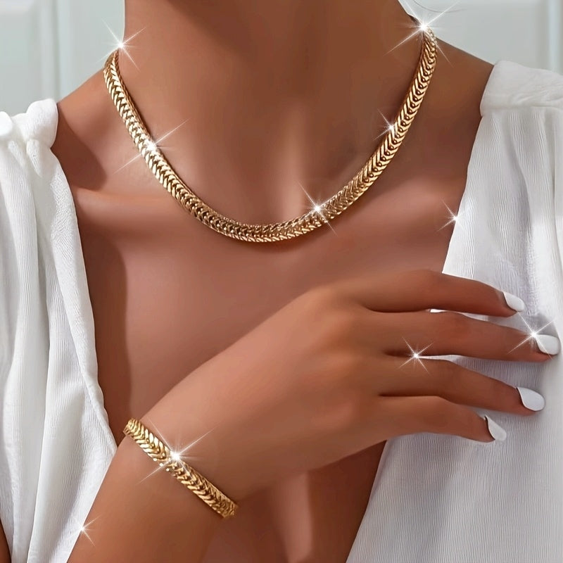 Serena | Set Collana e Bracciale Spiga