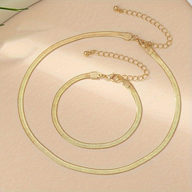 Séraphine™ | Set Collier Chaîne Serpent Vintage