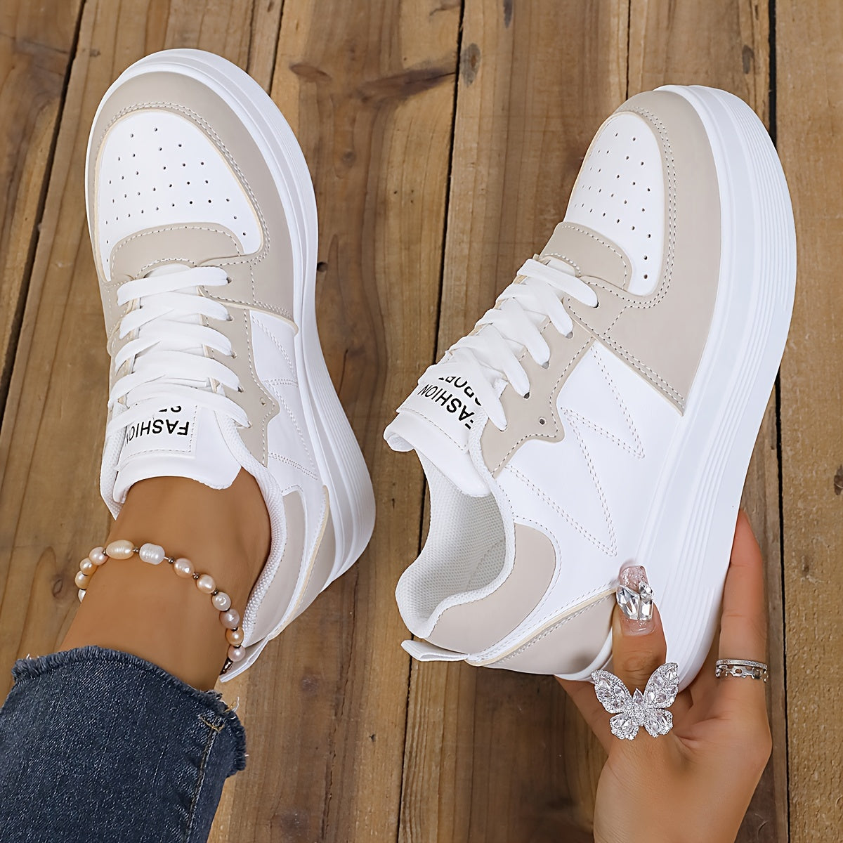 Fiamma | Sneakers Eleganti con Platform