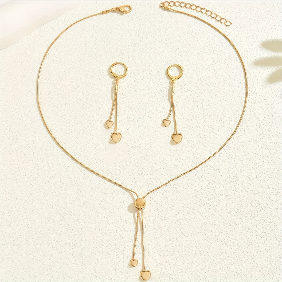 Ginevra | Set Collana Cuore e Orecchini