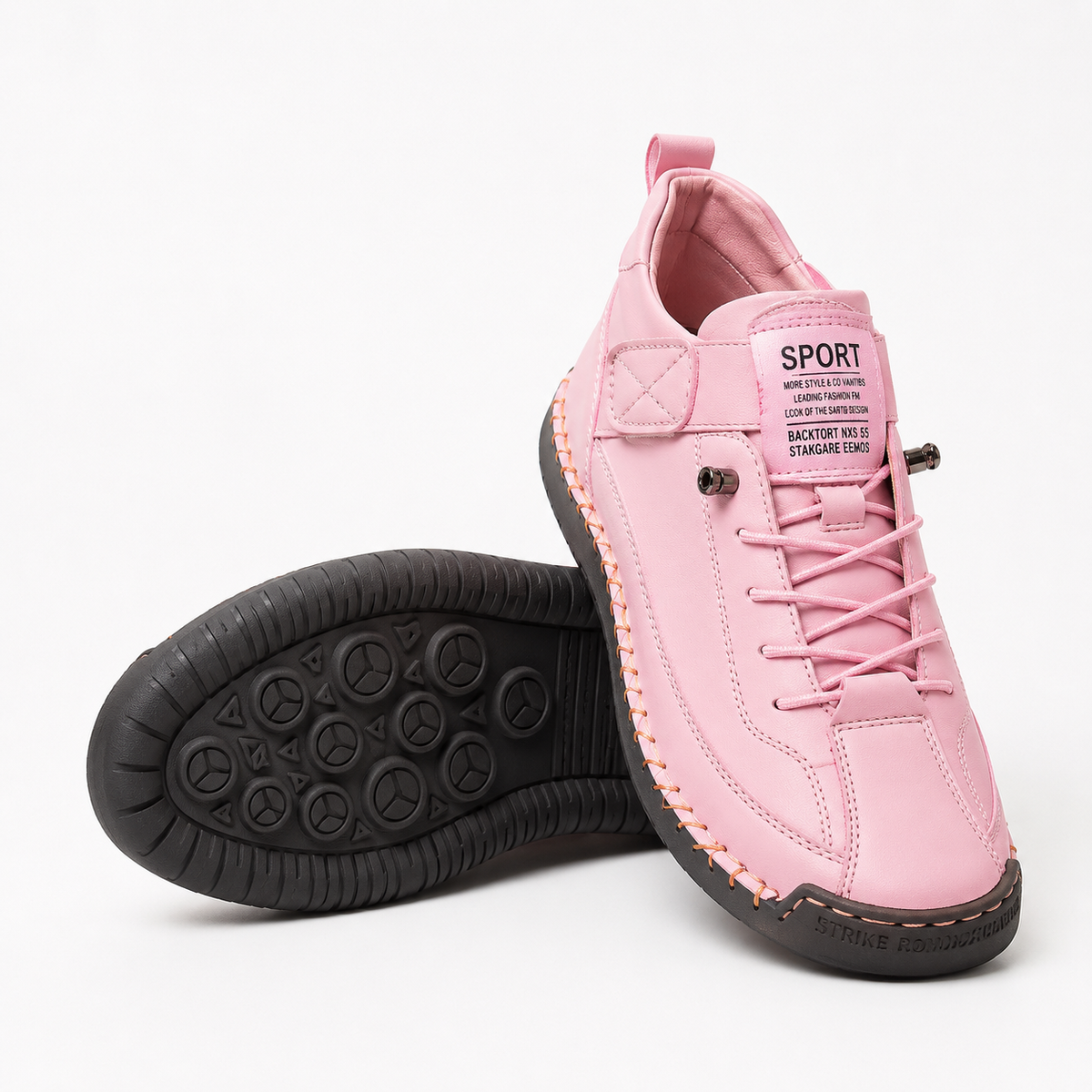 Rosetta - Sneakers slip-on comfort Rosa