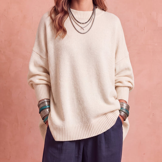 Gioconda - maglione oversize morbido da donna