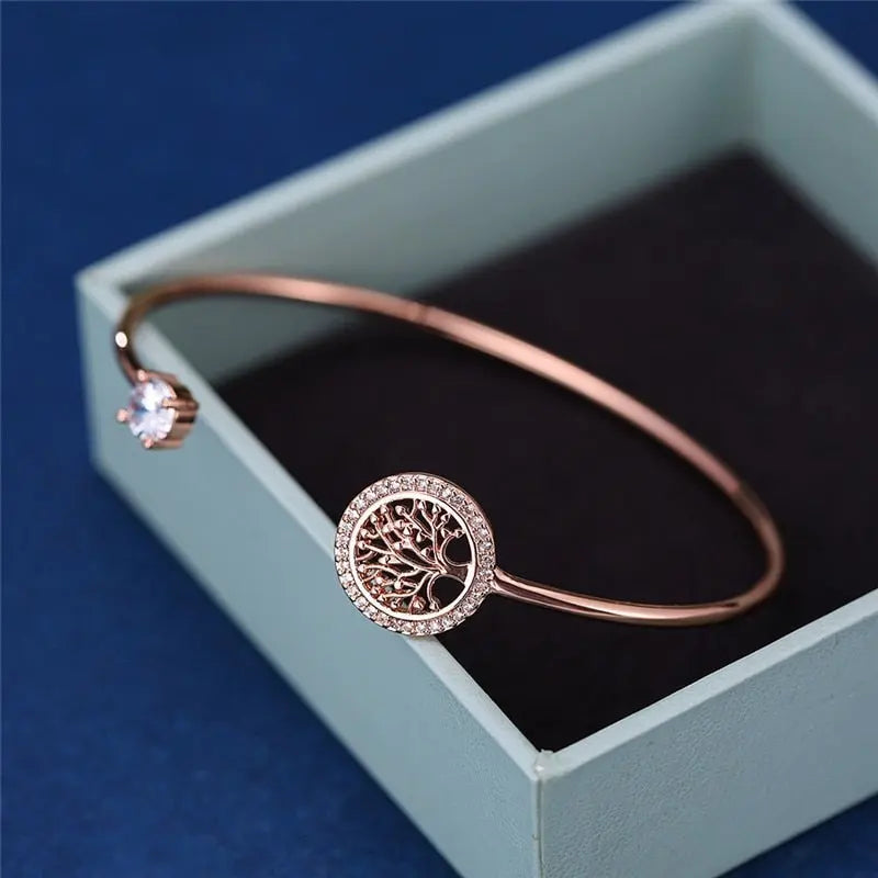 Irene | Bracciale Regolabile Albero della Vita
