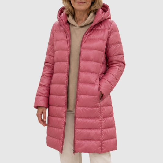 Doriana - giacca leggera con cappuccio removibile da donna