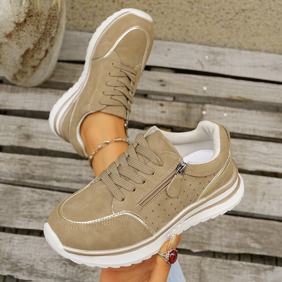 Matilde | Sneakers con Soletta Rialzata