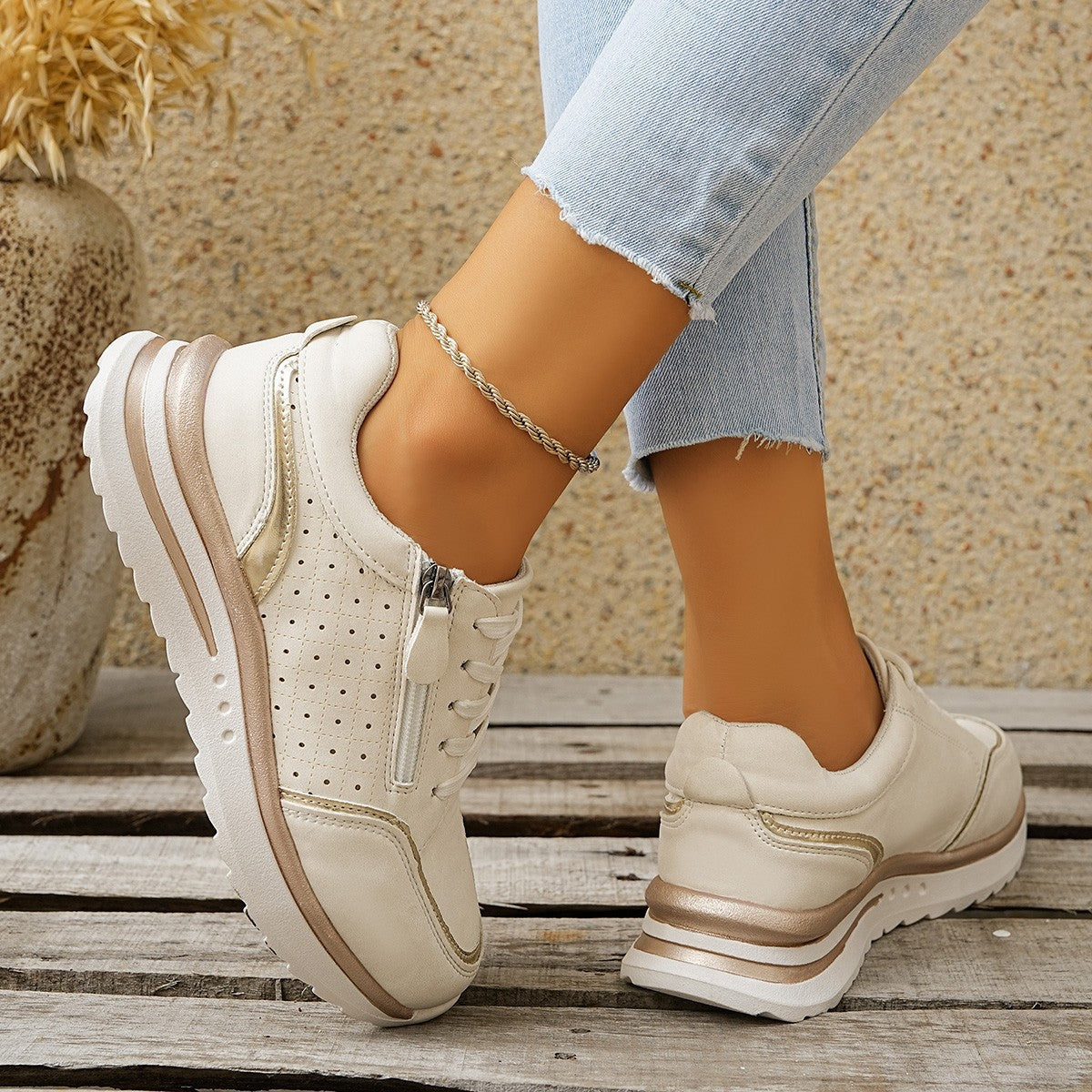 Matilde | Sneakers con Soletta Rialzata
