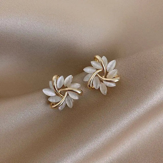 Irene | Orecchini Opale Dorati Eleganti