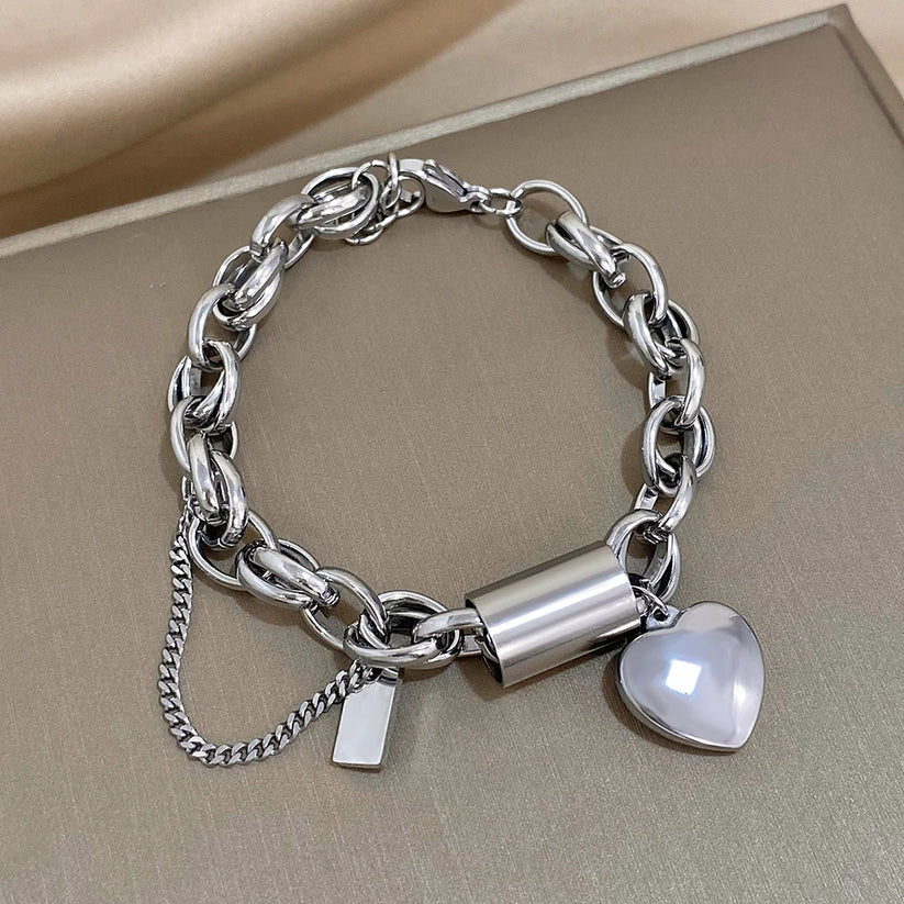 Sofia | Bracciale Catena Dorata con Cuore