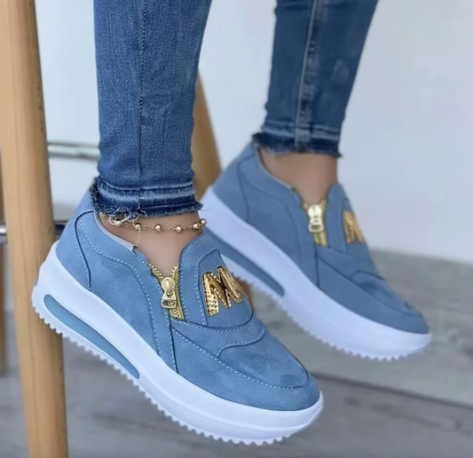 Nadia | Sneakers con Zip Laterale