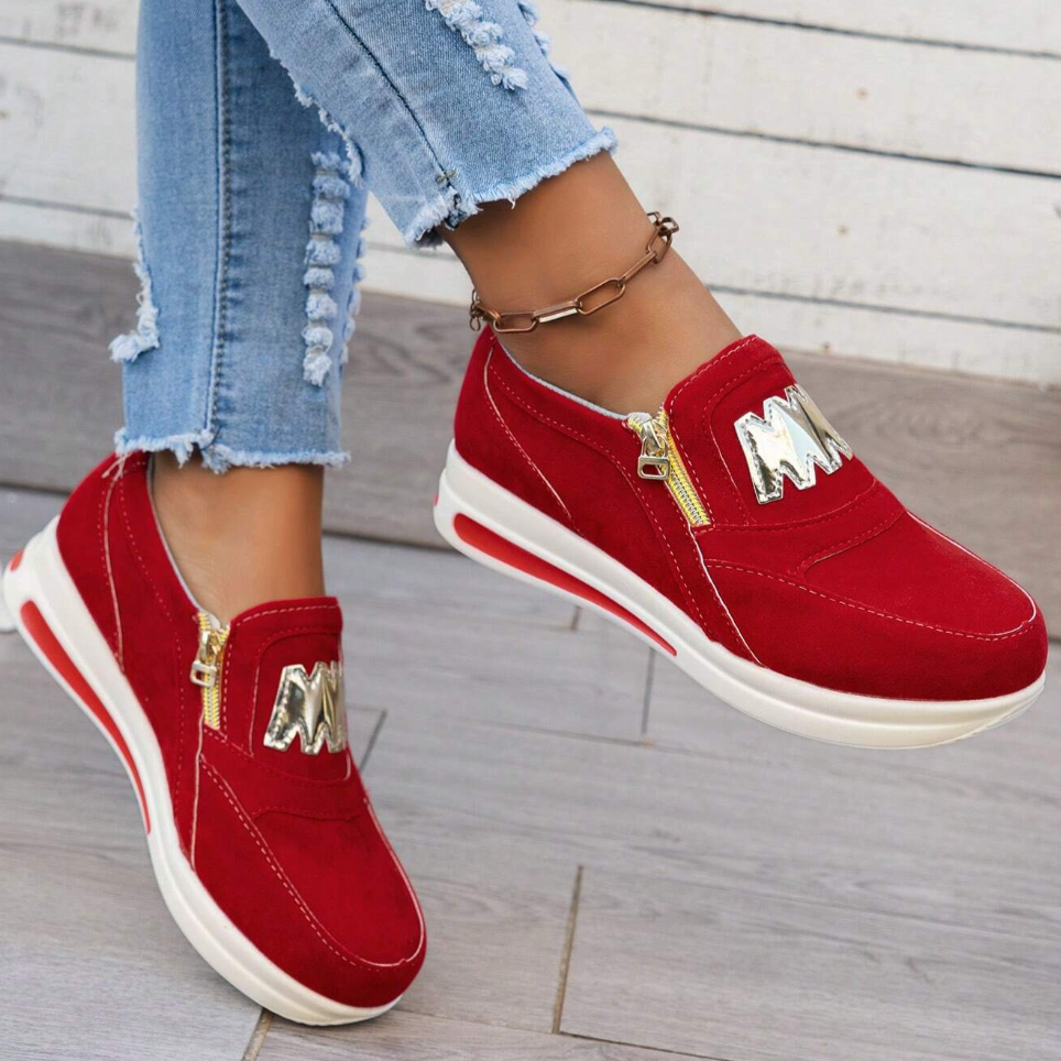 Nadia | Sneakers con Zip Laterale