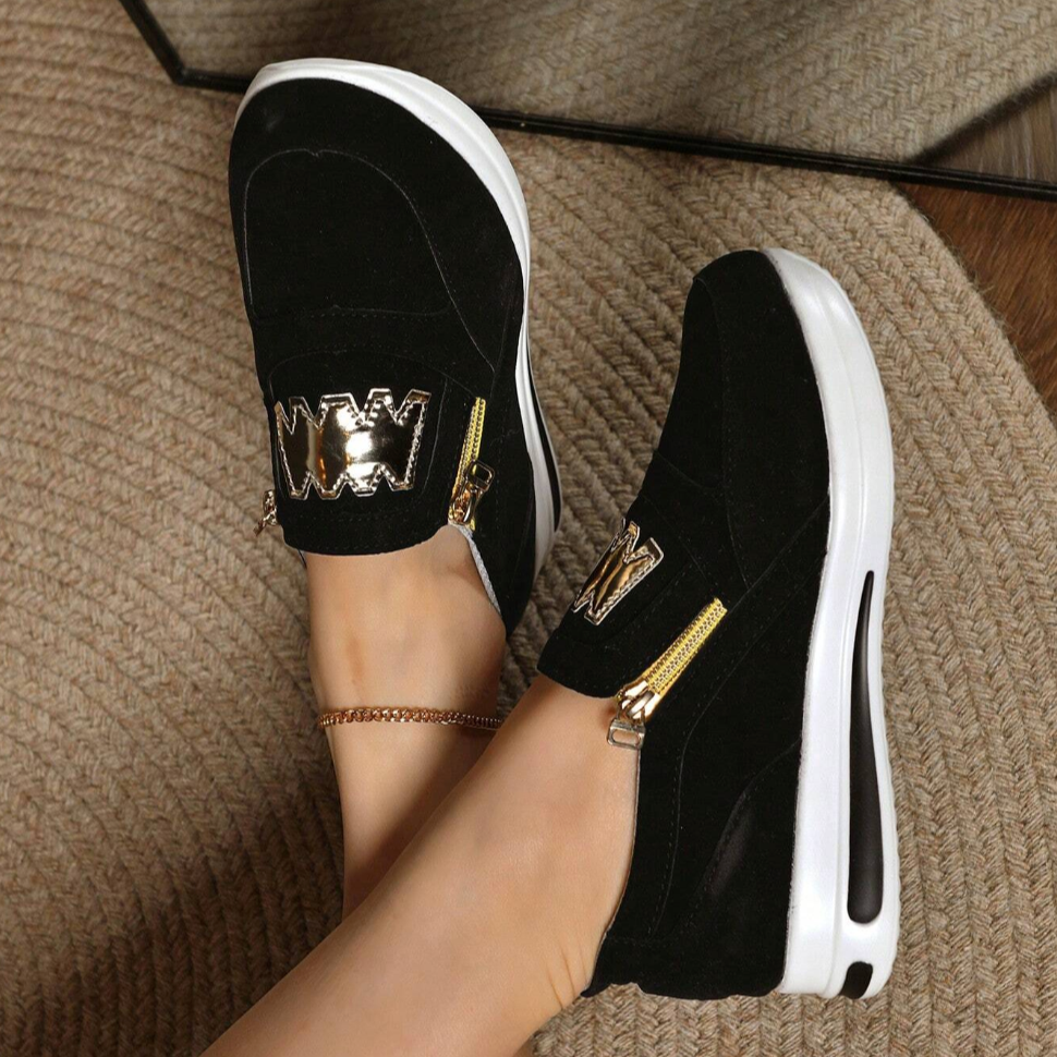 Nadia | Sneakers con Zip Laterale
