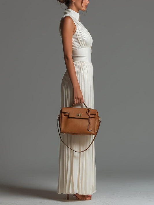 Luisa | Tuta in Chiffon Bianca