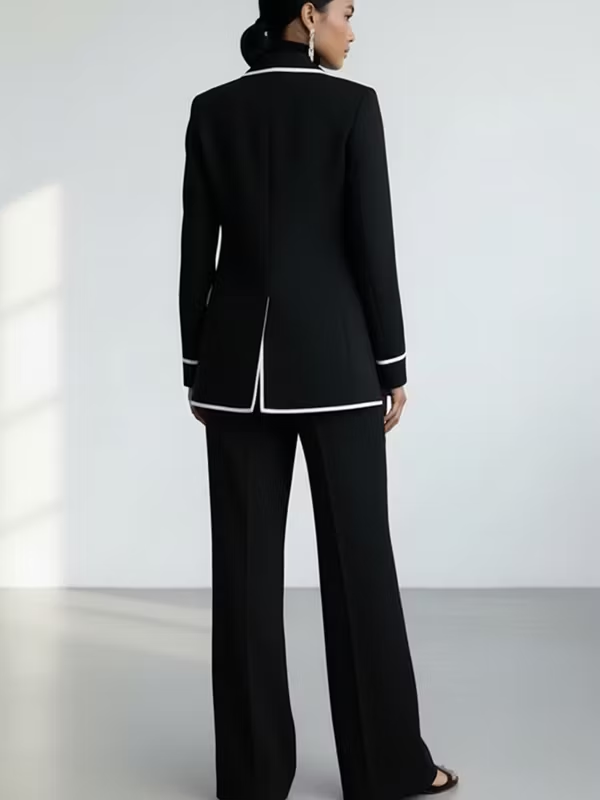 Claudia | Completo Blazer e Pantalone Nero