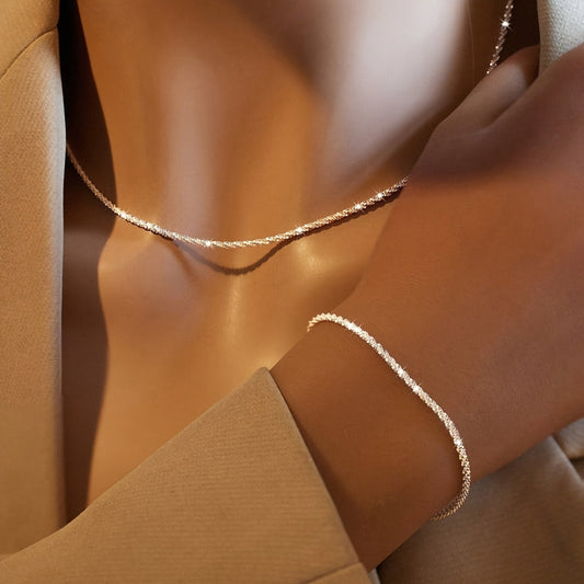 Martina | Set Collana e Bracciale Scintillanti