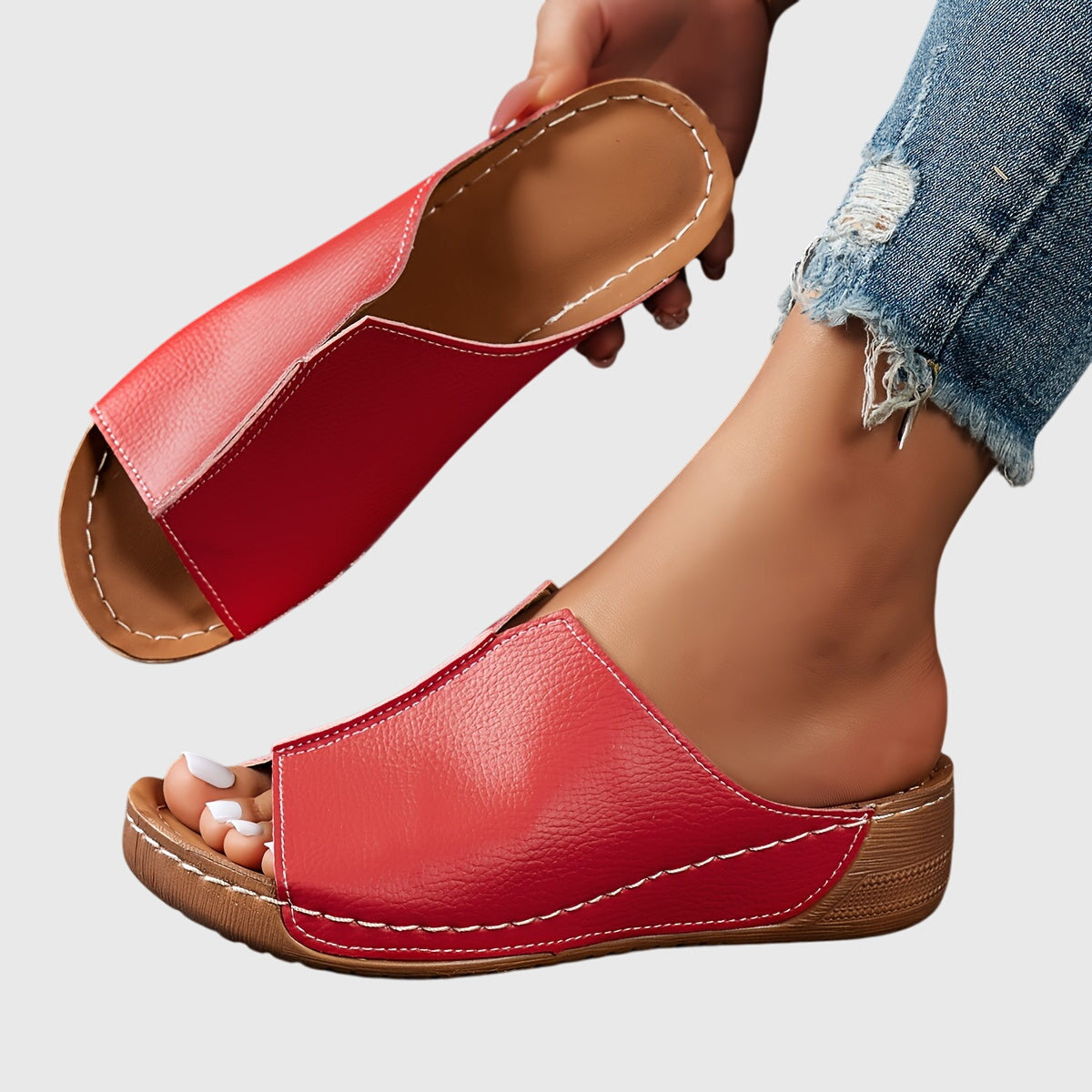 Viola | Sandali Slip-On con Platform