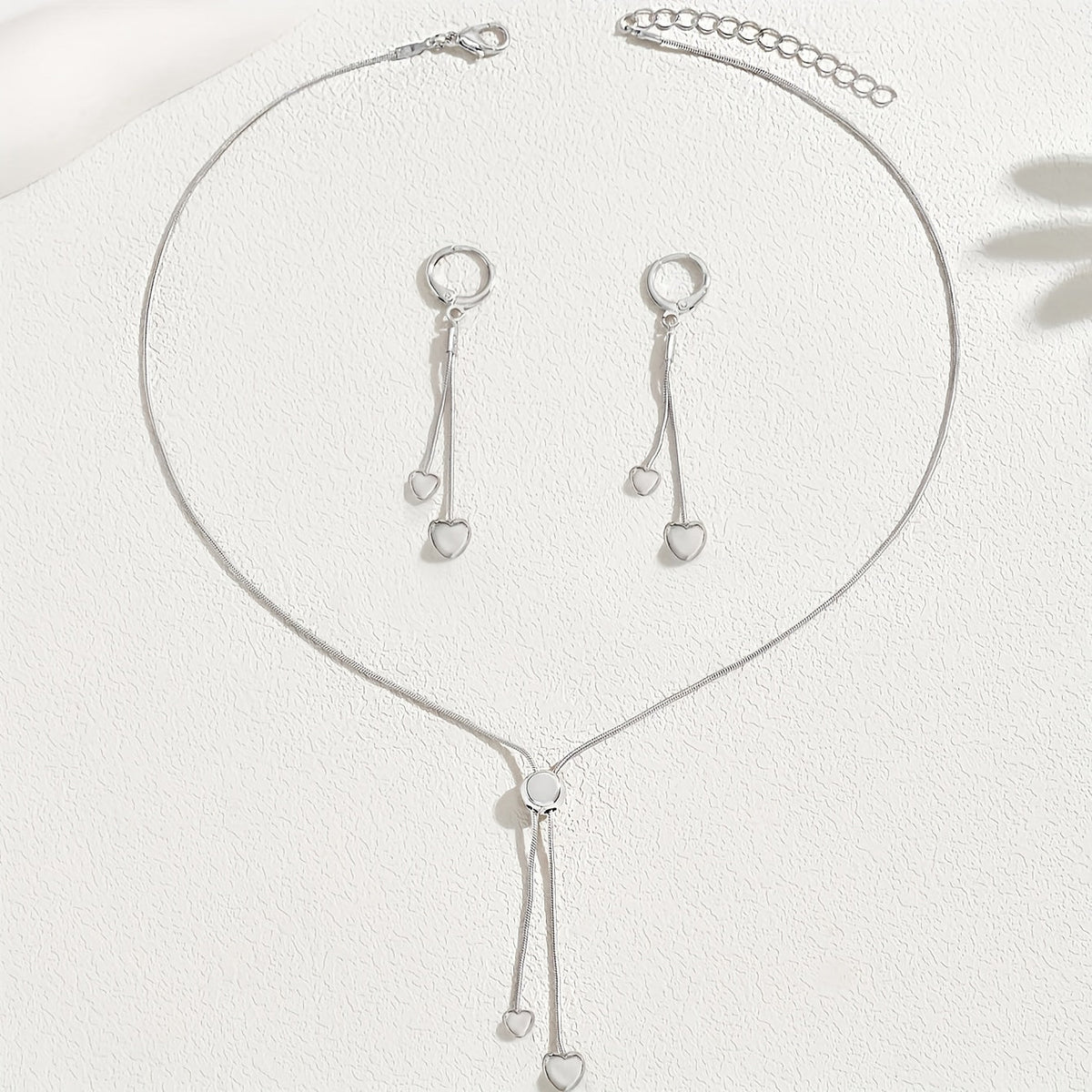 Ginevra | Set Collana Cuore e Orecchini