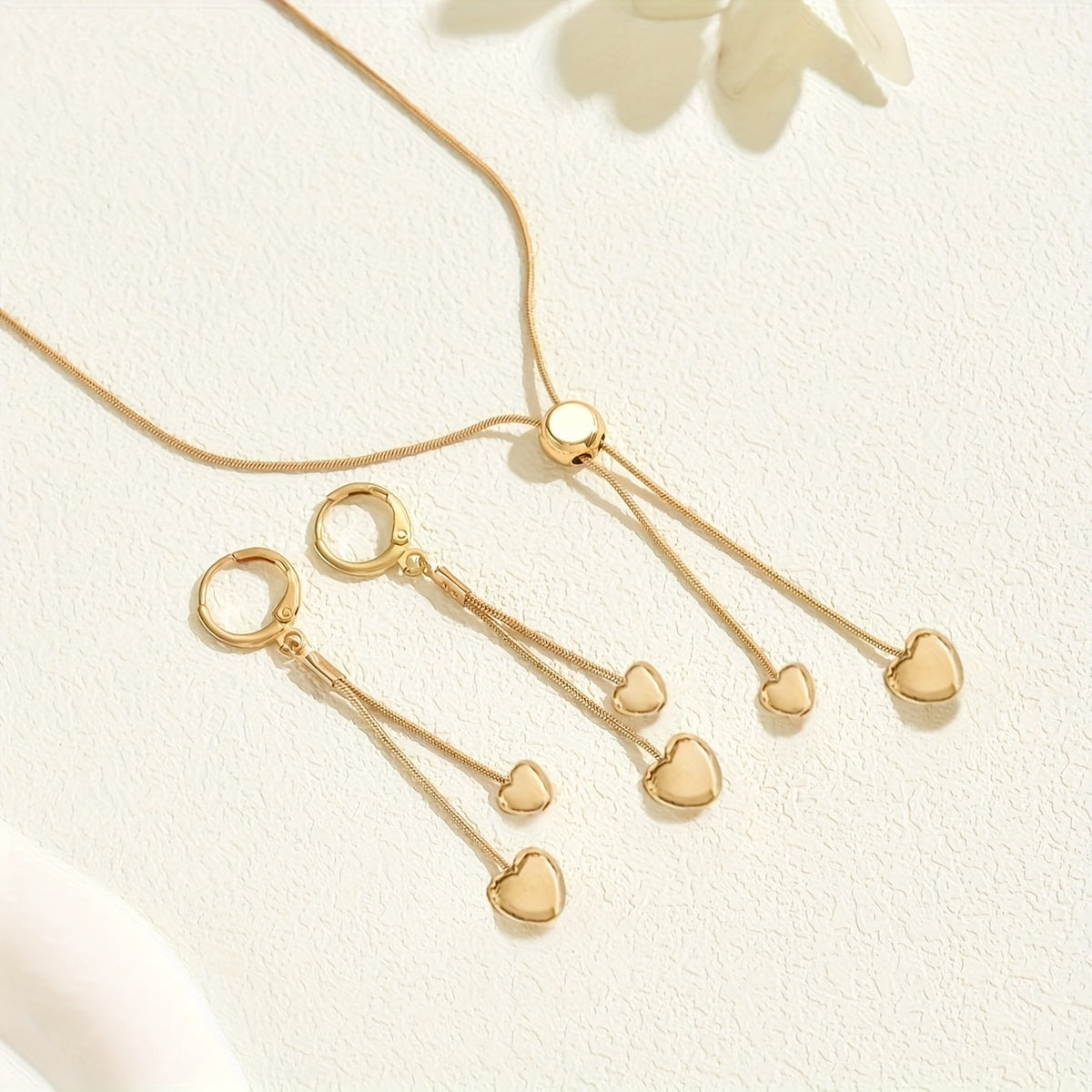 Ginevra | Set Collana Cuore e Orecchini