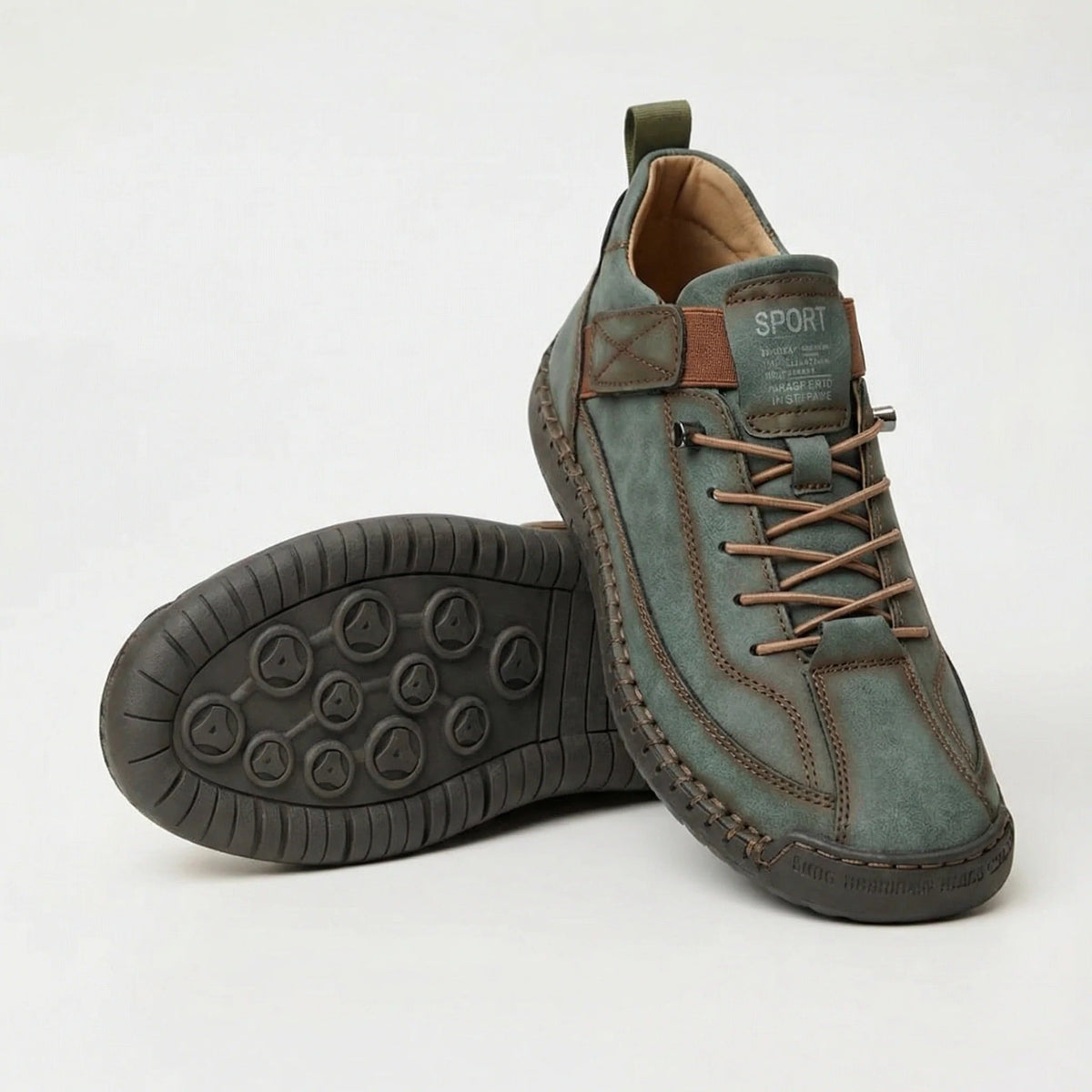 Rosetta - Sneakers slip-on comfort Verde Scuro
