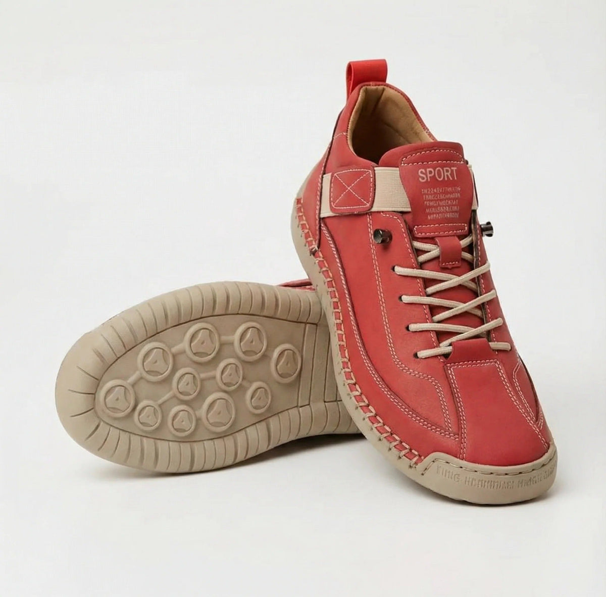 Rosetta - Sneakers slip-on comfort Rosso