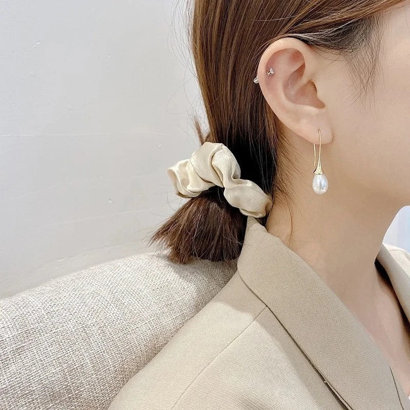 Colette™ | Boucles d'Oreilles Pendantes Perle Classiques