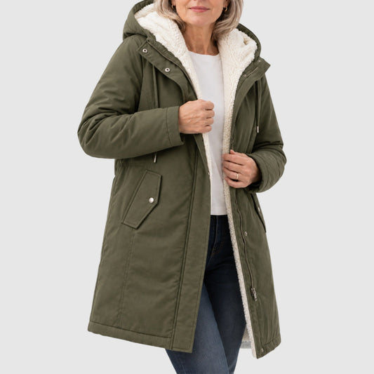 Filippa - parka con cappuccio foderato da donna