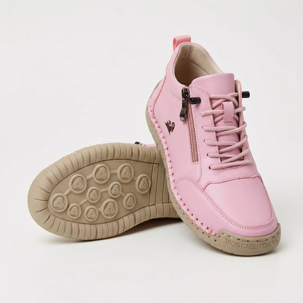 Mafalda - Sneakers comfort con zip Rosa