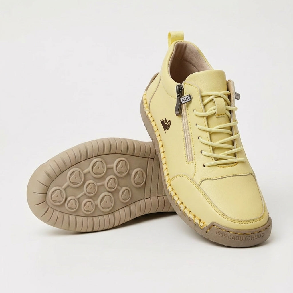 Mafalda - Sneakers comfort con zip Giallo