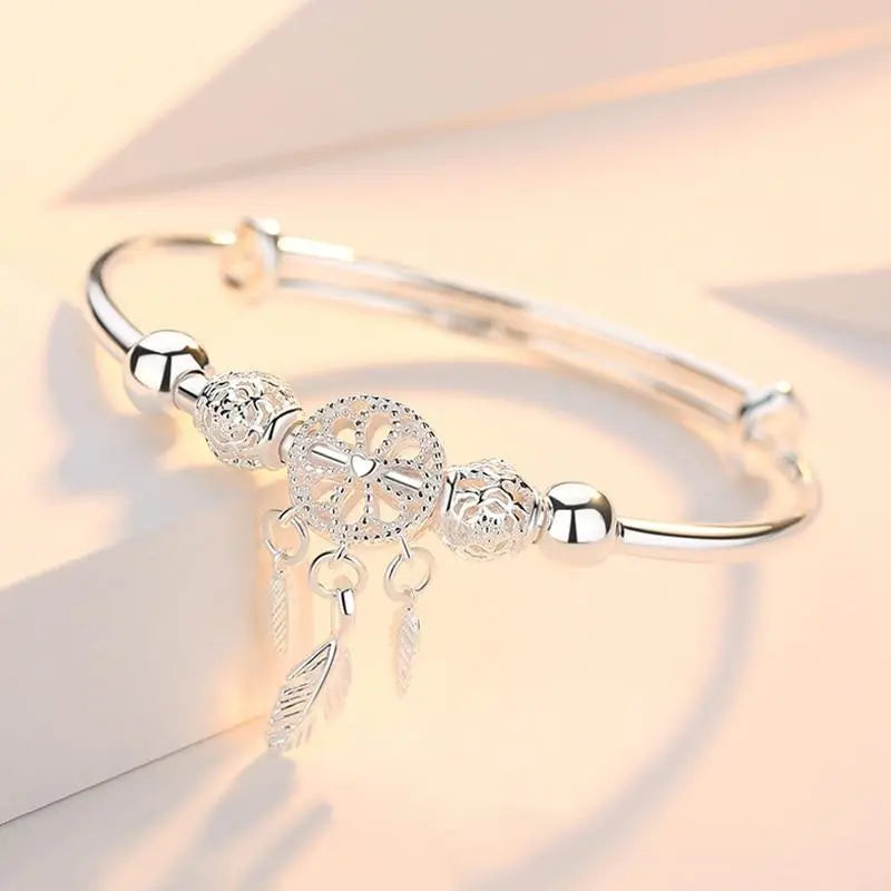 Aurora | Bracciale Acchiappasogni Argentato